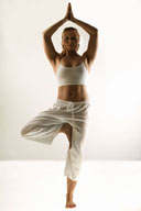 Woman doing yoga